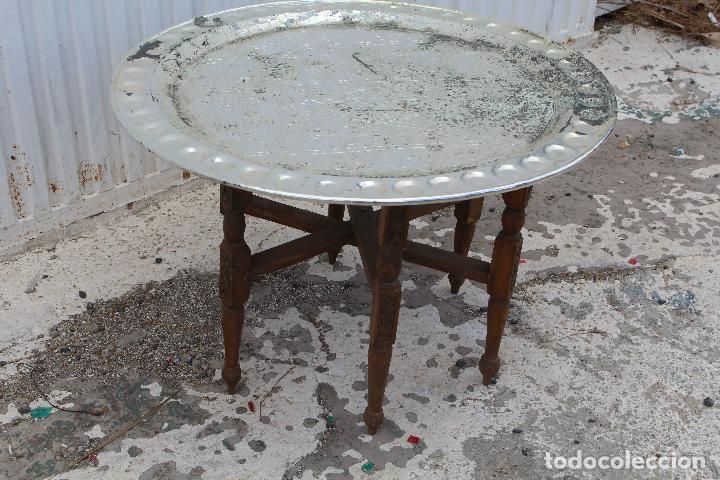 Antig&uuml;edades: mesa arabe de t&eacute; - Foto 2