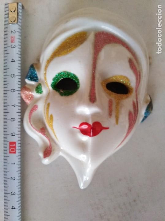 Antig&uuml;edades: M&aacute;scara porcelana. (874) - Foto 1