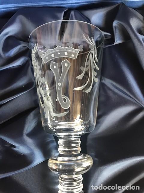 Antig&uuml;edades: COPA DE CRISTAL TALLADO - Foto 1