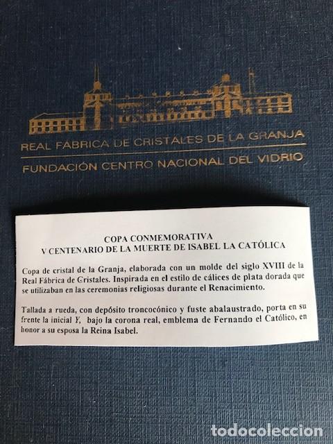 Antig&uuml;edades: COPA DE CRISTAL TALLADO - Foto 4