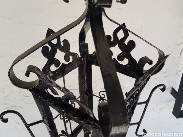 Antig&uuml;edades: Gran Farol de Hierro Forjado - Foto 3