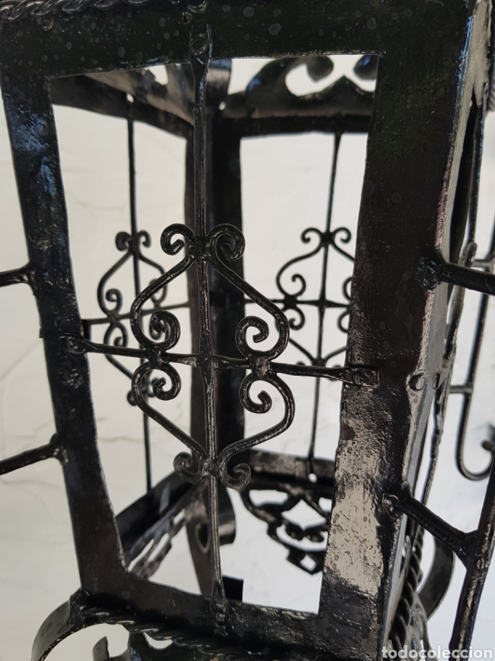 Antig&uuml;edades: Gran Farol de Hierro Forjado - Foto 4