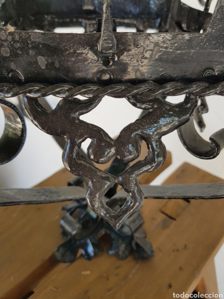 Antig&uuml;edades: Gran Farol de Hierro Forjado - Foto 6