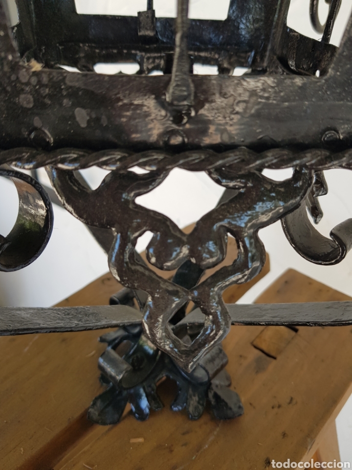 Antig&uuml;edades: Gran Farol de Hierro Forjado - Foto 7