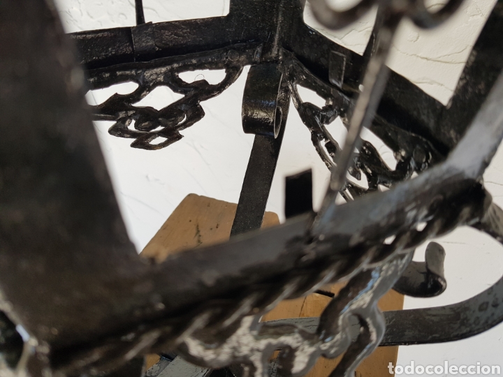 Antig&uuml;edades: Gran Farol de Hierro Forjado - Foto 8