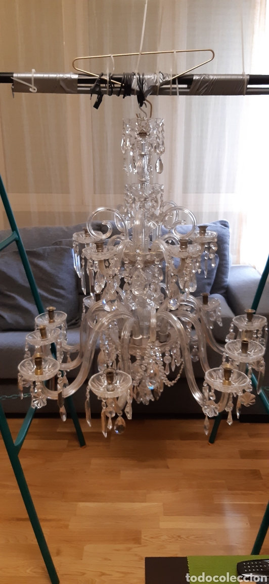 Antig&uuml;edades: L&Aacute;MPARA MURANO Y SWAROVSKI - Foto 5