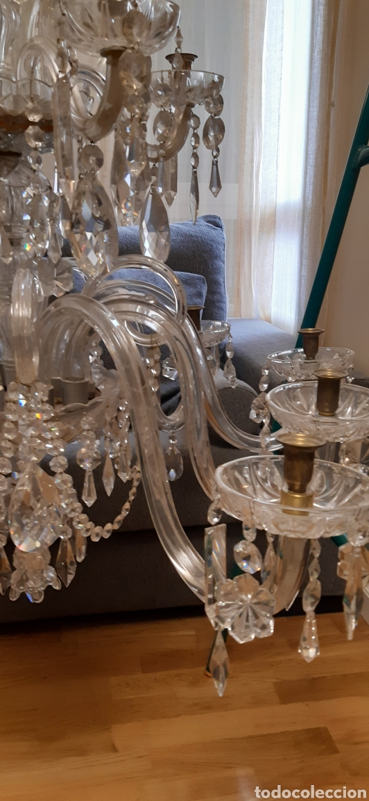 Antig&uuml;edades: L&Aacute;MPARA MURANO Y SWAROVSKI - Foto 7