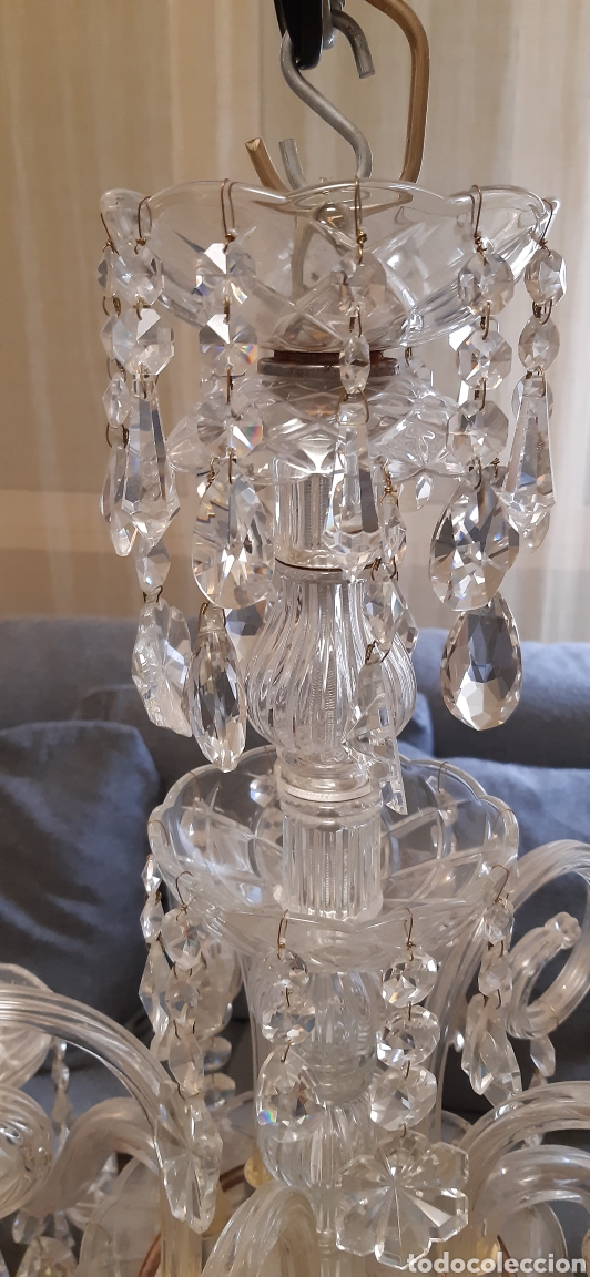 Antig&uuml;edades: L&Aacute;MPARA MURANO Y SWAROVSKI - Foto 8