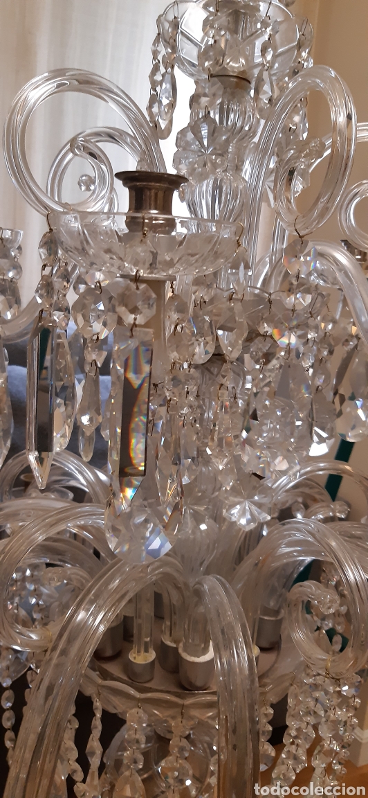 Antig&uuml;edades: L&Aacute;MPARA MURANO Y SWAROVSKI - Foto 9