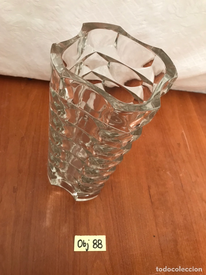 Antig&uuml;edades: FLORERO DE CRISTAL - Foto 2