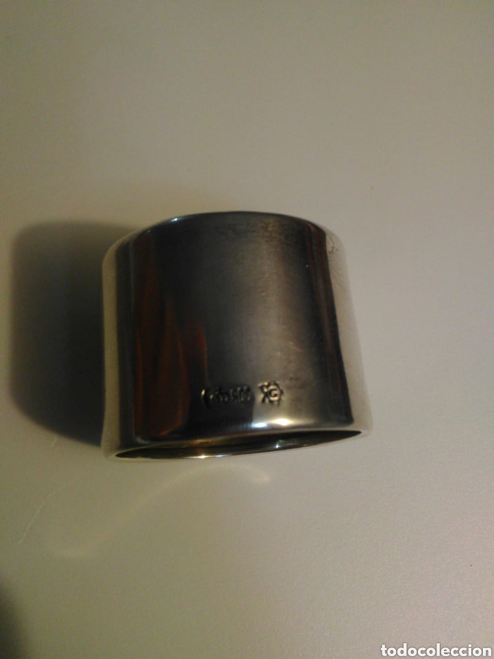 Antig&uuml;edades: Aretes servilleteros de plata - Foto 3