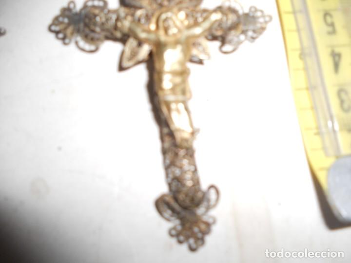 Antigüedades: coleccion 4 rosarios antiguos azabache madre perla filigrana plata - Foto 17 - 216890547