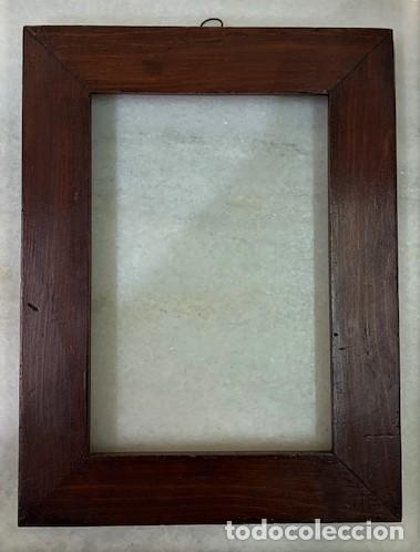 Antig&uuml;edades: Marco de caoba siglo XIX - Foto 1