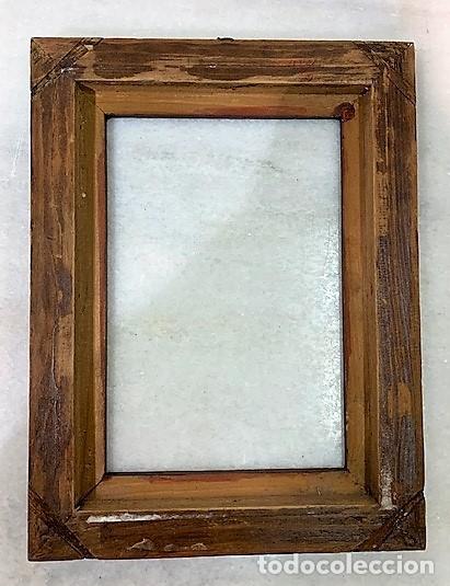 Antig&uuml;edades: Marco de caoba siglo XIX - Foto 2