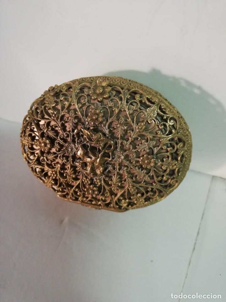 Antig&uuml;edades: CAJA DE BRONCE DORADO S. XVIII - Foto 6