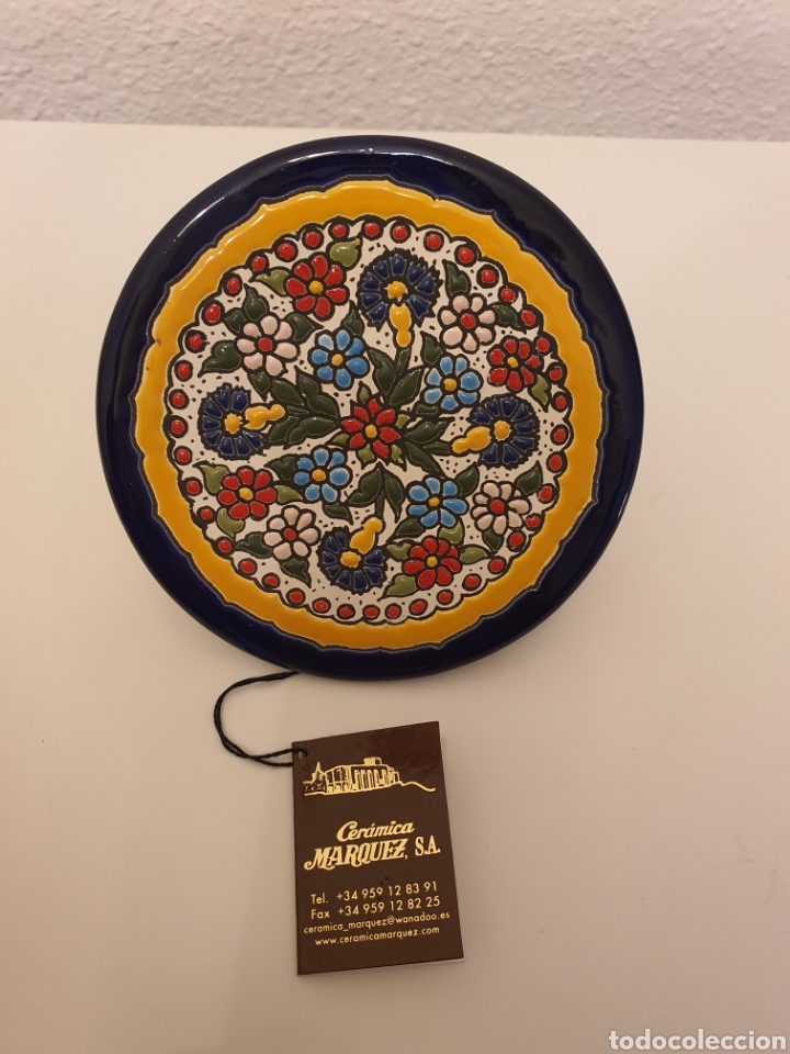 Antig&uuml;edades: Plato de ceramica marquez. - Foto 1