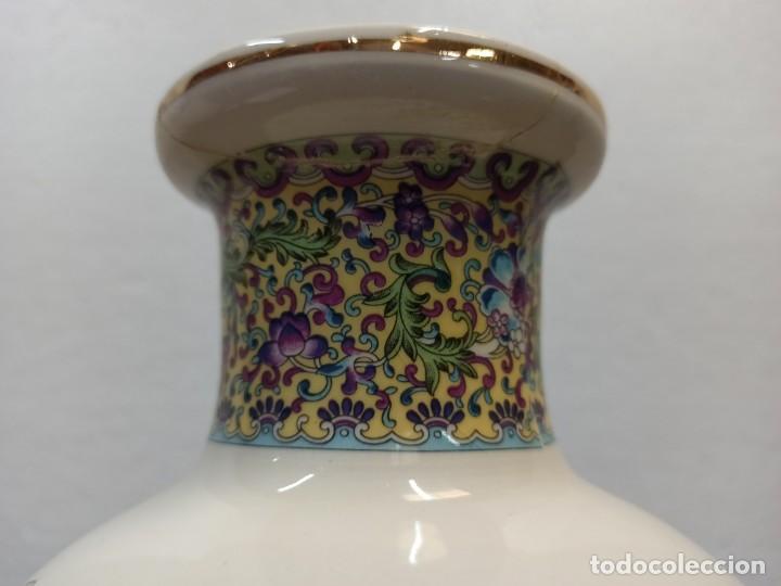 Antigüedades: Fino jarrón japonés. C21 - Foto 3 - 216953902