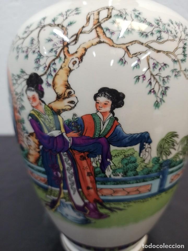 Antigüedades: Fino jarrón japonés. C21 - Foto 4 - 216953902