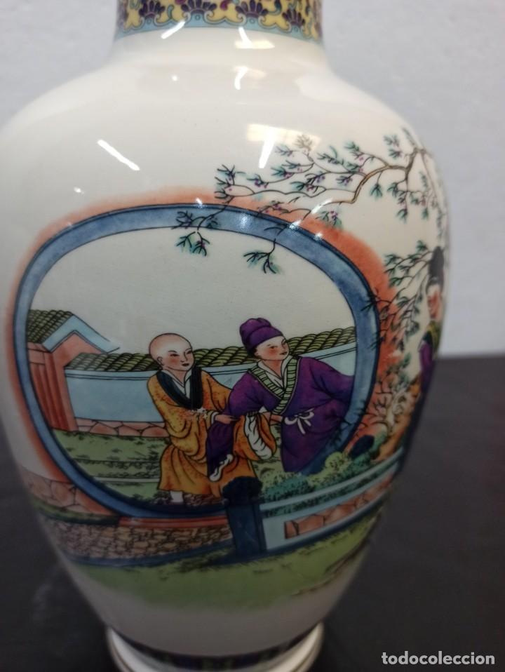 Antigüedades: Fino jarrón japonés. C21 - Foto 5 - 216953902