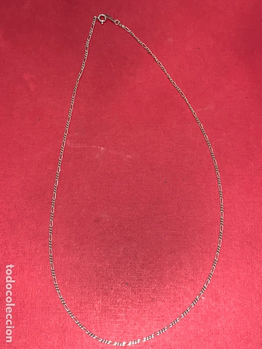 Antig&uuml;edades: Cadena en plata de Ley contrastada - Foto 1