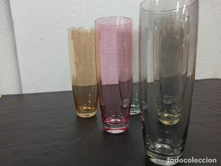 Antig&uuml;edades: Vasos de refresco a&ntilde;os 70. C22 - Foto 2