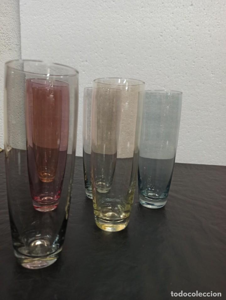 Antig&uuml;edades: Vasos de refresco a&ntilde;os 70. C22 - Foto 3