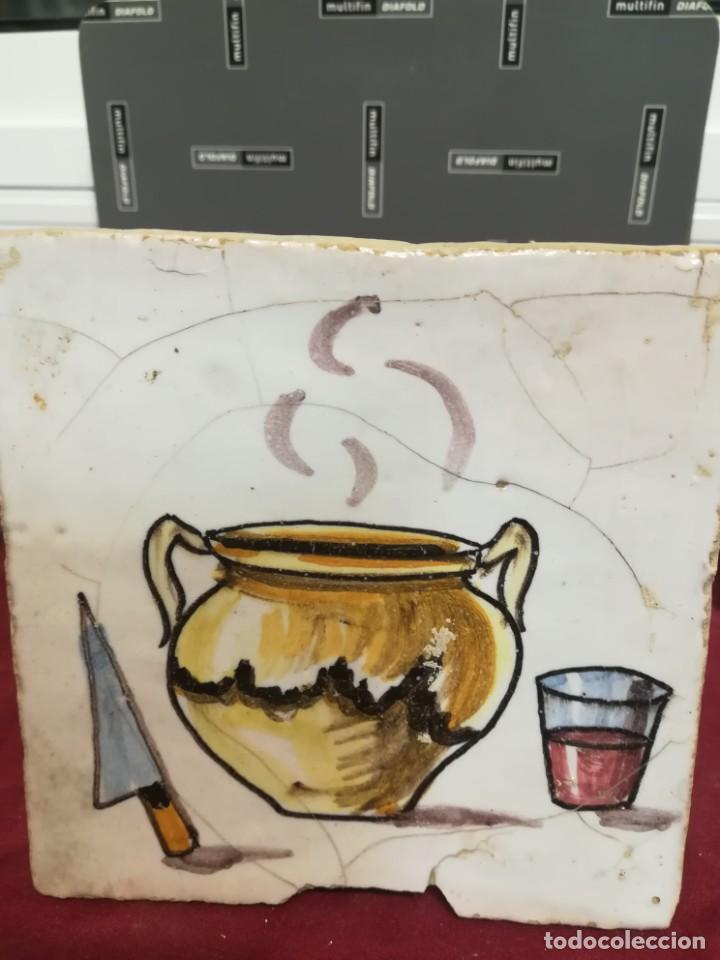 Antig&uuml;edades: Azulejo siglo XVIII - Foto 1