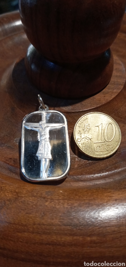Antig&uuml;edades: MEDALLA DEL SANT&Iacute;SIMO CRISTO DEL BOSQUE.BACARES. - Foto 2