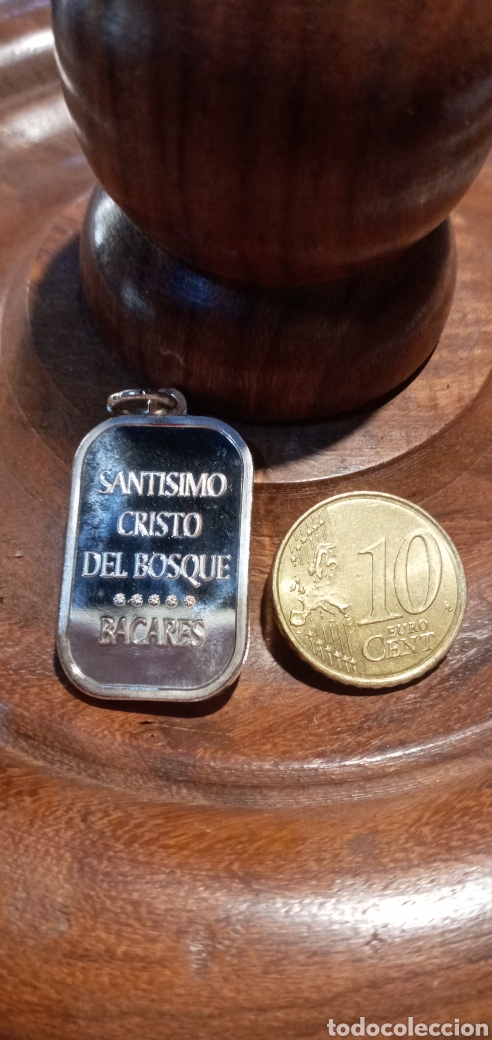Antig&uuml;edades: MEDALLA DEL SANT&Iacute;SIMO CRISTO DEL BOSQUE.BACARES. - Foto 4