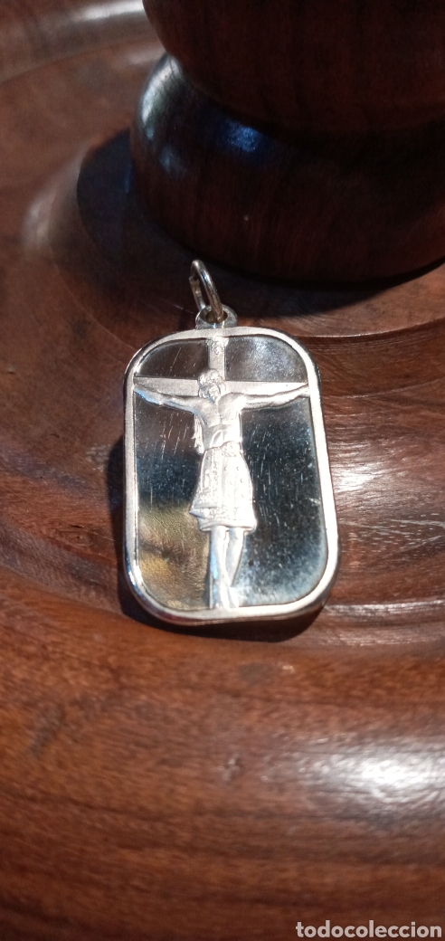 Antig&uuml;edades: MEDALLA DEL SANT&Iacute;SIMO CRISTO DEL BOSQUE.BACARES. - Foto 1