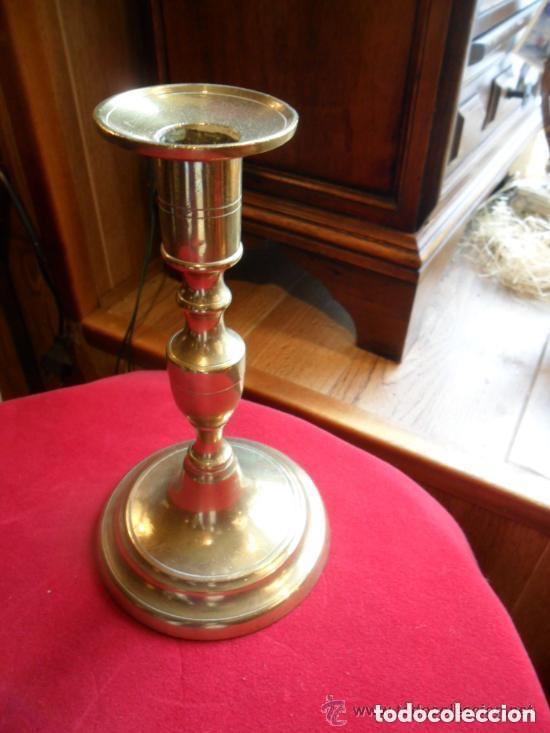 Antig&uuml;edades: CANDELABRO DE BRONCE SIGLO XIX - Foto 3