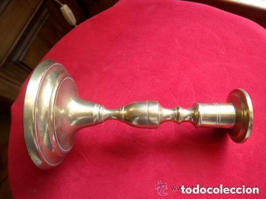 Antig&uuml;edades: CANDELABRO DE BRONCE SIGLO XIX - Foto 5