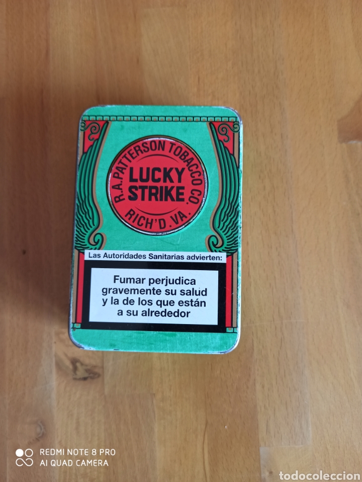 Antig&uuml;edades: Caja lucky strike - Foto 3