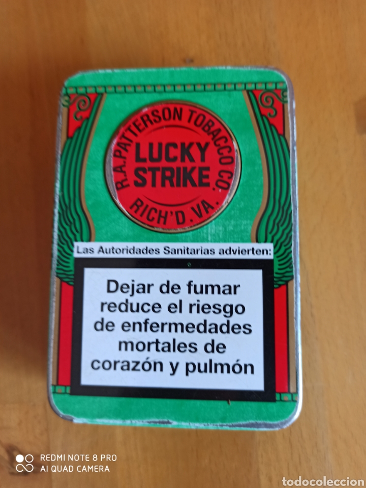 Antig&uuml;edades: Caja lucky strike - Foto 4