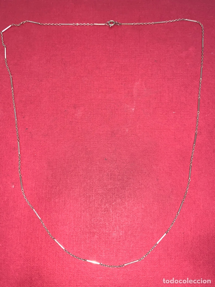 Antig&uuml;edades: Preciosa cadena en plata de Ley - Foto 1