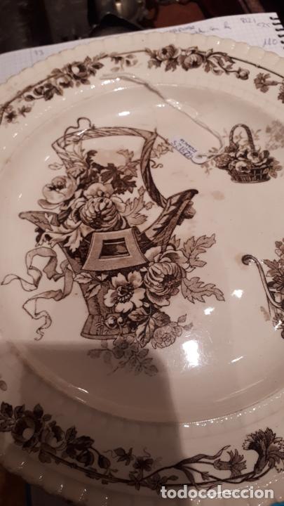 Antig&uuml;edades: PLATO PARA TARTAS. FRANC&Eacute;S. - Foto 4