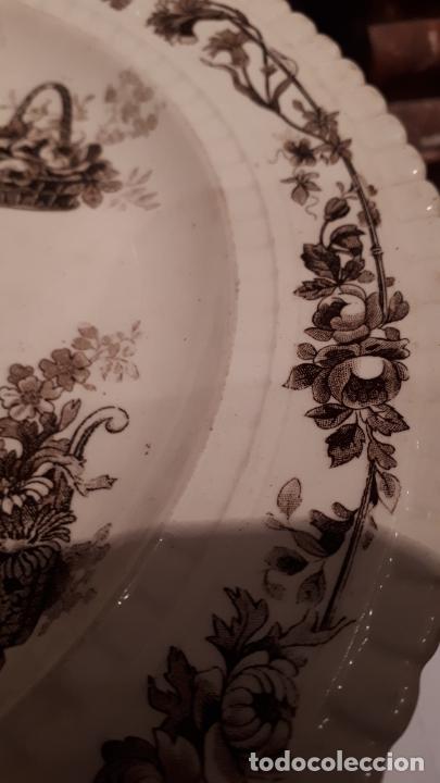 Antig&uuml;edades: PLATO PARA TARTAS. FRANC&Eacute;S. - Foto 6