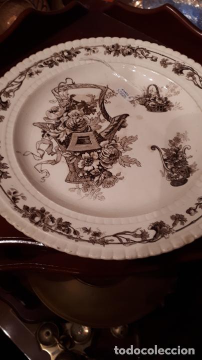 Antig&uuml;edades: PLATO PARA TARTAS. FRANC&Eacute;S. - Foto 1