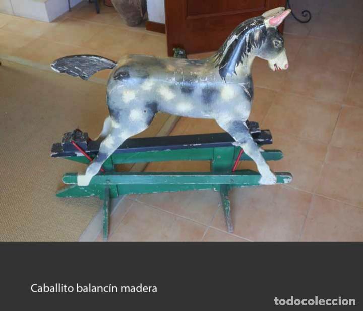 Antig&uuml;edades: CABALLITO BALANCIN MADERA - Foto 1