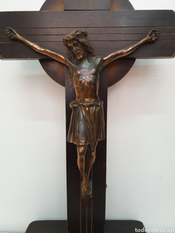 Antig&uuml;edades: Crucifijo de despacho - Foto 2