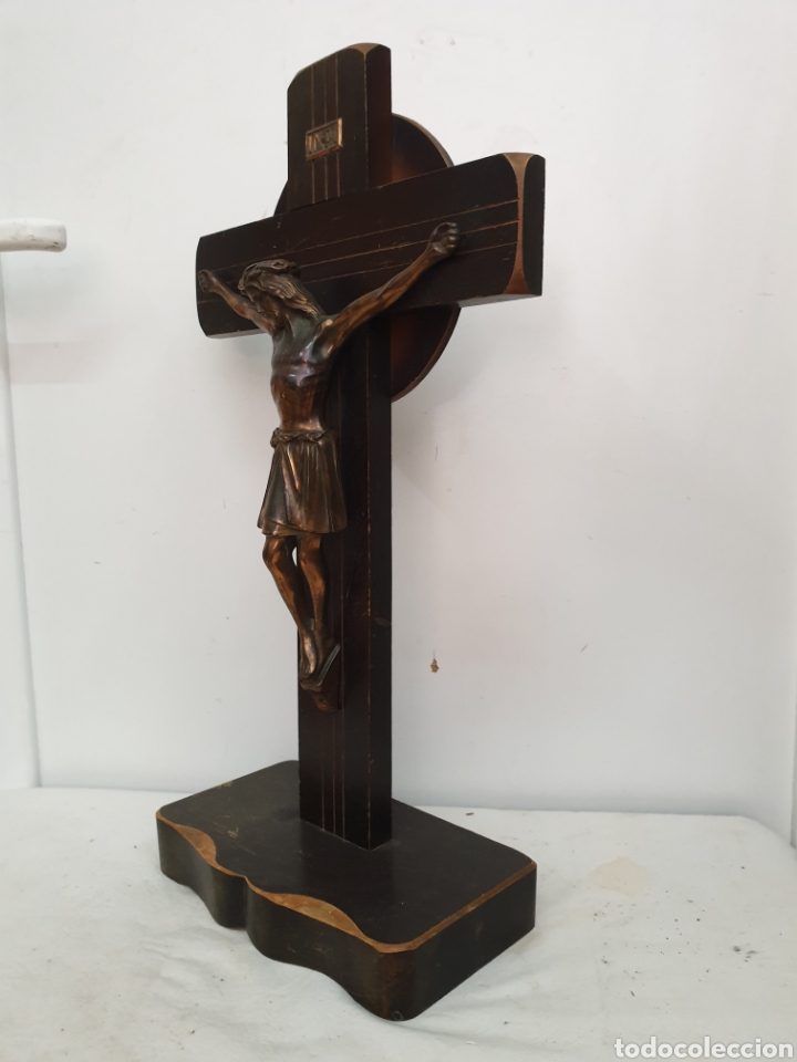 Antig&uuml;edades: Crucifijo de despacho - Foto 4