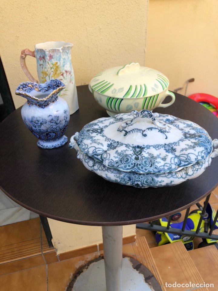 Antig&uuml;edades: Lote de piezas de porcelana - Foto 1