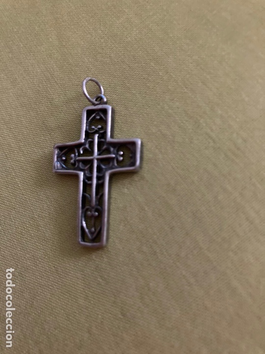 Antig&uuml;edades: Crucifijo de plata - Foto 2
