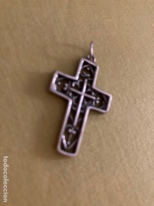 Antig&uuml;edades: Crucifijo de plata - Foto 3