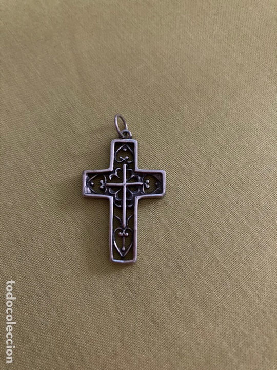 Antig&uuml;edades: Crucifijo de plata - Foto 1