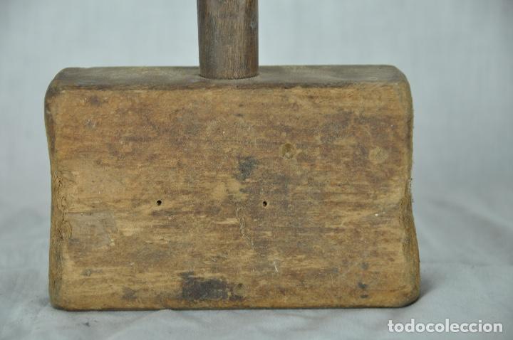 Antig&uuml;edades: Mazo de madera franc&eacute;s - Foto 2