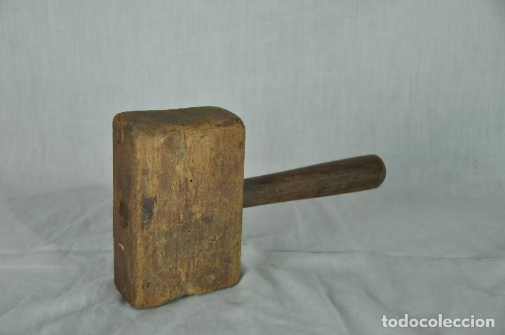 Antig&uuml;edades: Mazo de madera franc&eacute;s - Foto 4