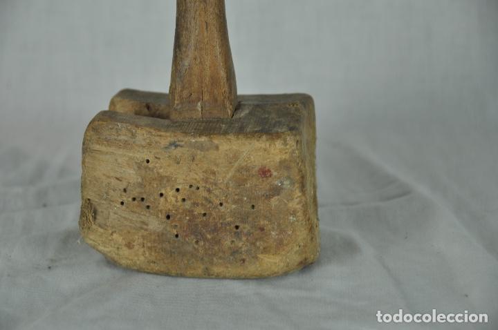 Antig&uuml;edades: Mazo franc&eacute;s de madera - Foto 2
