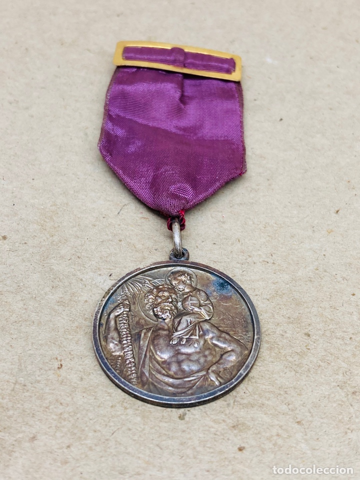 Antig&uuml;edades: Medalla religiosa de plata - Foto 1