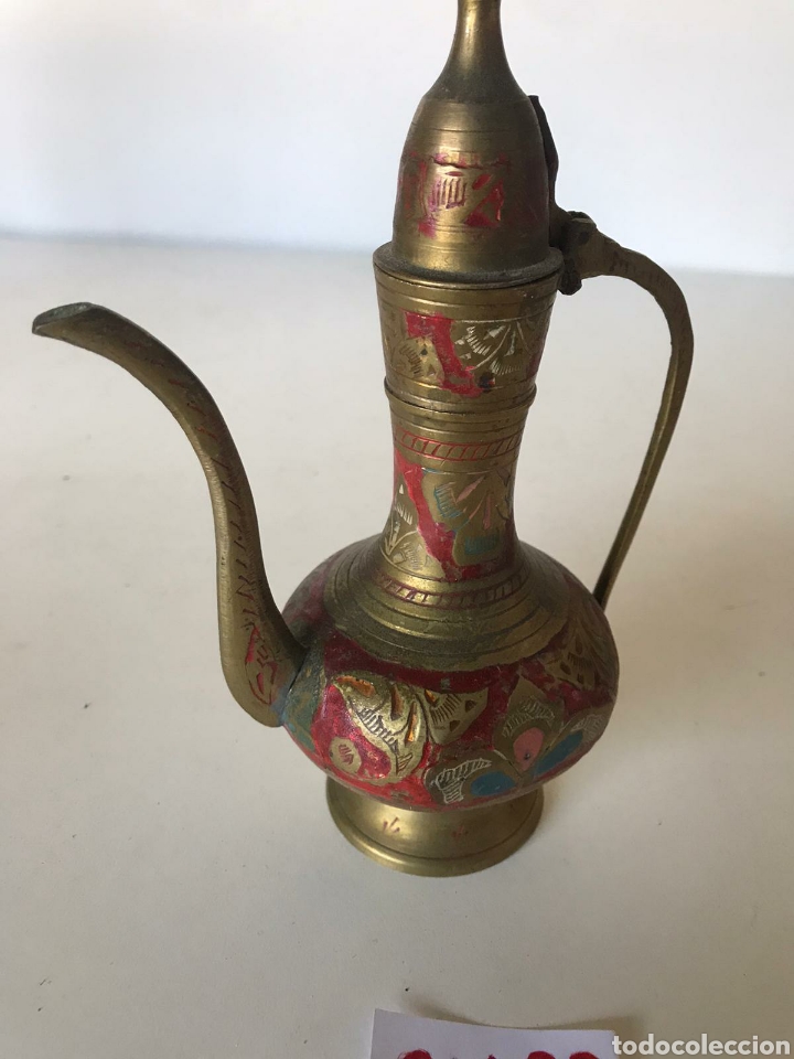 Antig&uuml;edades: Jarra india de bronce - Foto 2